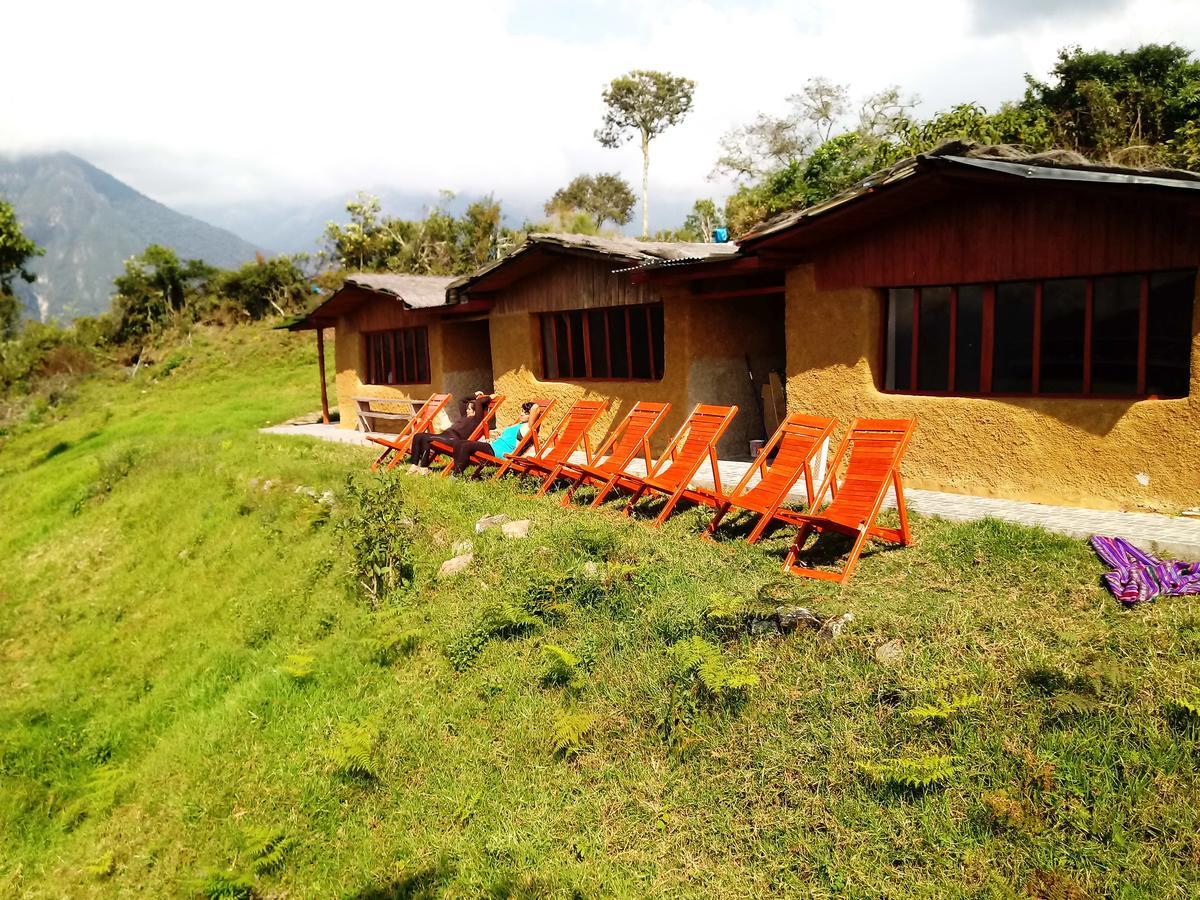 Llactapata Lodge Overlooking Machu Picchu - Camping - Restaurant Салькантай Экстерьер фото