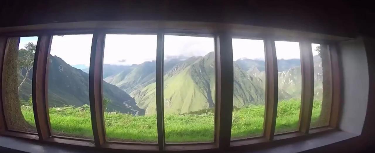 Llactapata Lodge Overlooking Machu Picchu - Camping - Restaurant Салькантай Экстерьер фото