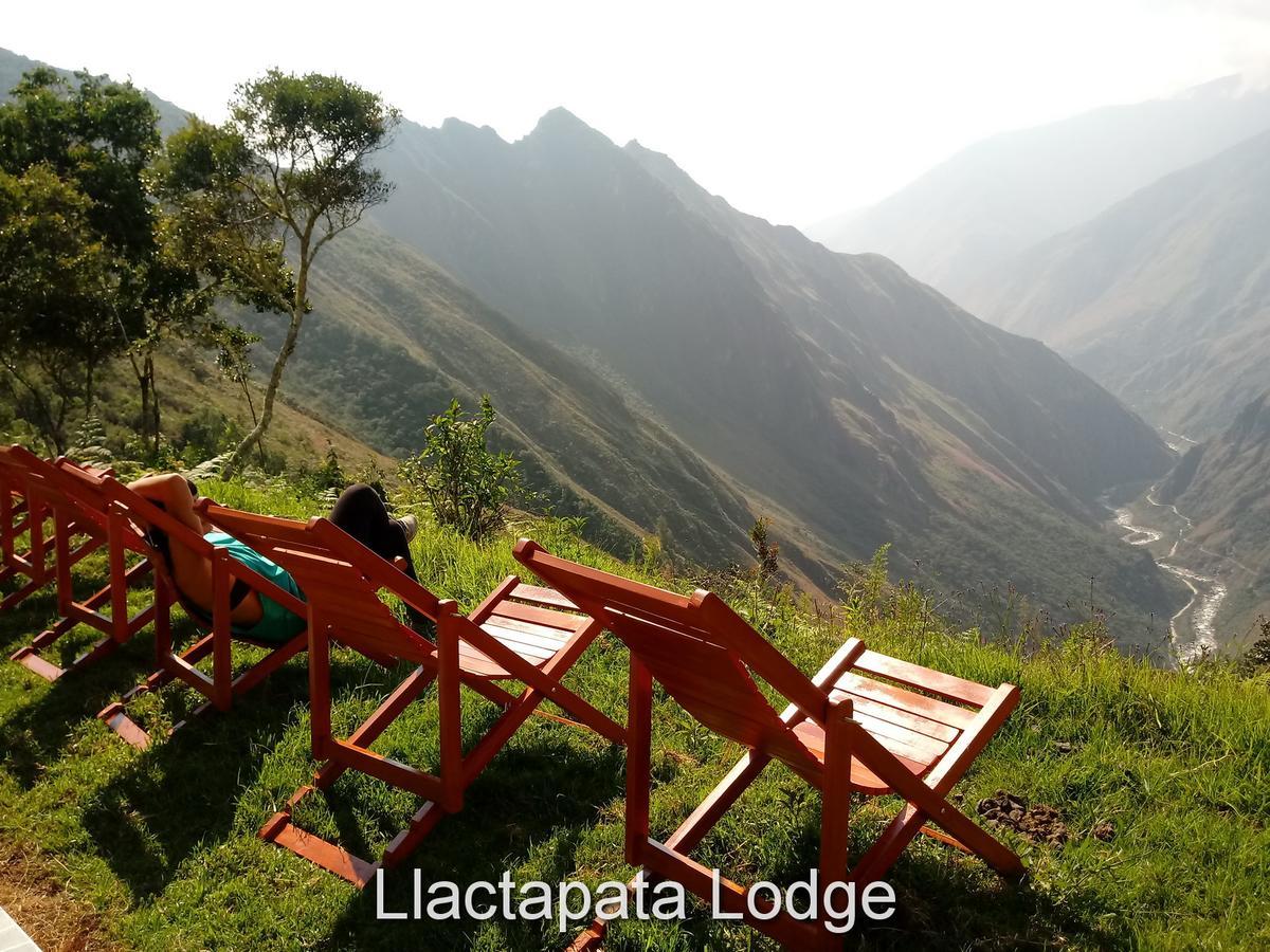 Llactapata Lodge Overlooking Machu Picchu - Camping - Restaurant Салькантай Экстерьер фото