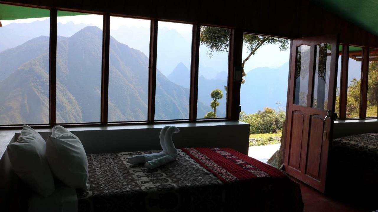 Llactapata Lodge Overlooking Machu Picchu - Camping - Restaurant Салькантай Экстерьер фото