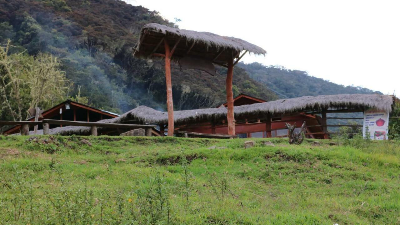 Llactapata Lodge Overlooking Machu Picchu - Camping - Restaurant Салькантай Экстерьер фото